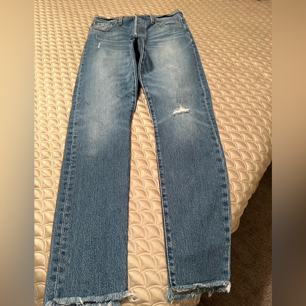 Levi's Blue Straight Leg Women's Jeans